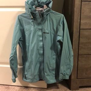 Women’s Blue Marmot Rain Jacket